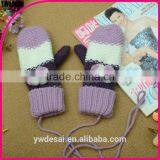 Hot Sale Long Style Cycling Gloves Ladies Hang-neck Girl Gloves Knitting thumbnail-1