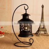 European classical metal candle holder, hanging iron candlestick for home decoration