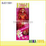 Elegant Party Girl Doll Toy Cutie Girl Dolls With Comb