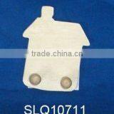 House Shape Wooden Coat Hook