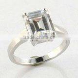 925 Silver Women Solitaire Elegant Ring