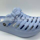 2015 Cute Bowknot Design Eva Clogs High Heels Platform Ladies Sandals Good Quality thumbnail-4