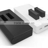 Wall Usb Charger for Gopro Hero 4 Batttery / Portable Dual Usb Camera Charger thumbnail-1