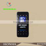 Factory 5 PIN Car Blue LED Light NO/ OFF BUMPER /ROCKER SWITCH thumbnail-2