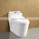 Freestanding White Glazed Ceramic Bathroom UPC Flush Toilet thumbnail-1