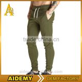 wholesale men jogger sweatpants plain gym pants with round drop crotch
