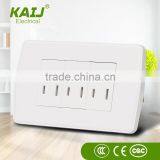 American Standard Triple 3 Pin 9 Pin Electrical Female Socket 10a