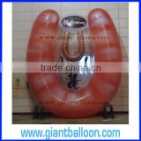 Large Inflatable Plastic Sausage - view 3