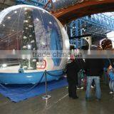 wholesale fashion inflatable human size snow globe with factory price