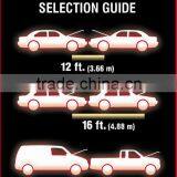 Heavy-Duty 4-Gauge Auto Battery Booster Cables With Polar Glo-Watt Clamps (20 Feet) thumbnail-3