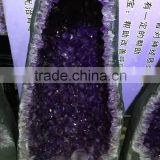 Hot sale Nature wonderful mysterious amethyst geode crystal for business gift