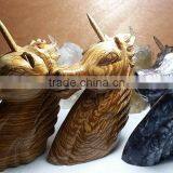 Natural Quartz Clear Crystal Carving Unicorn for Decoration thumbnail-5