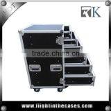 18U High Drawer Flight Case Tool Box With DJ Table and Wheels thumbnail-2
