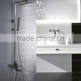 2015 hot sale Stainless dark steel shower set