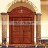 China Supplier Luxury Large Wood Door thumbnail-2