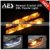 AES LED DRL for Car Headlight Angel Eye White-yellow thumbnail-1