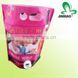 new style wine bag with spout/liquid doypack with spout
