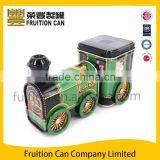 Moving Wheels Train Tin Tin Can Tin Can Metal Tin Box Use Cookie Tin Coffee Tin thumbnail-1