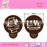 Love Valentine's Day Cake Decoration Cupcake Size Stencil thumbnail-1