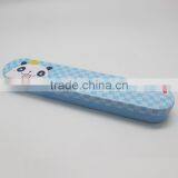 China Top Quality Fancy Hinge Lid Metal Pen Pencil Box Wholesale
