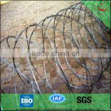 security Concertina SYBW-458 PVC or PE coated Razor Barbed Wire Coil