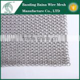 China export stainless steel popular pot chainmail scrubber