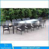 Garden Furniture 12 Seaters Rattan Table And Chairs Set thumbnail-1