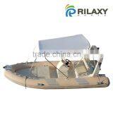 Rialxy 4.8m 16ft PVC or Hypalon Fabric Semi-rigid Inflatable Boat thumbnail-1