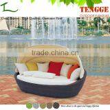 TG15-0027 Outdoor Rattan Daybed Resin Wicker Outdoor Daybed