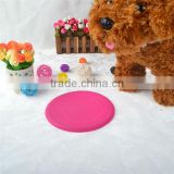 Latest design Soft & Light silicone frisbee for dog toy or training