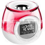 7 Color Changing Light Digital LCD Alarm Clock With Aroma Heater, Table Clock thumbnail-3