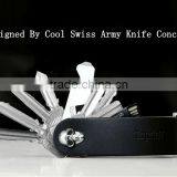 Multifunctional Storage Keychain With Skeleton Screws and High Quality Leather thumbnail-2