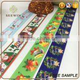 Wired Printed Grosgrain Christmas Gift Ribbon thumbnail-2