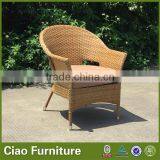 1+1+2 Yellow Rattan Sitting Sofa Chair Outdoor Sofa Set thumbnail-4