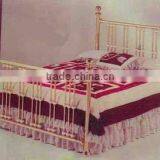 Antique Brass Bed, Solid Brass Bed, Wedding Brass Bed, Decorating Brass Bed, Antique Furniture Brass Bed, Quality Brass Bed thumbnail-1