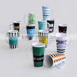 16oz Ceramic Coffee Mug, V-Shape With Decal Printing for Promotion thumbnail-4