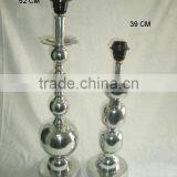 Mirror Polish Cast Aluminium Lamp in 52 and 39cm Also Available in Mat Finish thumbnail-1