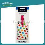Toprank Factory Price Full Color Luggage Tag Printing Luggage Name Tag Airplane Travel PVC Luggage Tag thumbnail-2