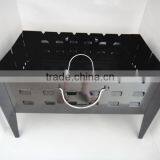 RH-B01A Portable Folding Outdoor BBQ Charcoal Camping Grills thumbnail-2