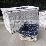 Handmade Cane Makes up Storage Basket thumbnail-1