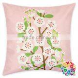 Merry Christmas Print Square Cushion Cover Decorative Cotton Pillow Cover thumbnail-5