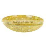 Bright Pearl Art Marble Bowl/ Decorative Hotel Glass Plate/ Top Quality Modern Ash Glass Ashtray BHL-P11 thumbnail-1