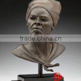 Bronze Harriet Tubman Bust Statue Metal Head Sculpture thumbnail-1