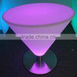 Glowing Portable Bar Tables LED Poseur Table With 16 Colors Changing for DJ House thumbnail-1