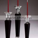 Wholesale Large Crystal Candlestick for Centerpieces thumbnail-1