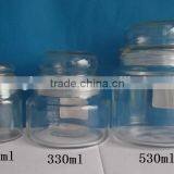 530ml Tea Leaf Glass Jar Glass Candy Jar thumbnail-2