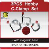 3pcs Hobby C-clamp Set