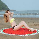 Microfiber Round Beach Towel Watermelon Can Make With Fringe thumbnail-1