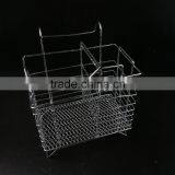 43005 Steel Wire Sink Basket Cutlery Holder Cooking Utensils Storage Kitchen Rack thumbnail-4