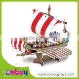 Newest Educational Cardboard 3d Diy Mini Warship Model thumbnail-1